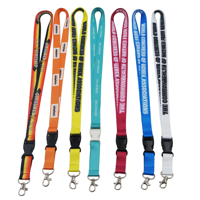 Black Polyester Fabric Quality Lanyard - Buy black polyester lanyard ...